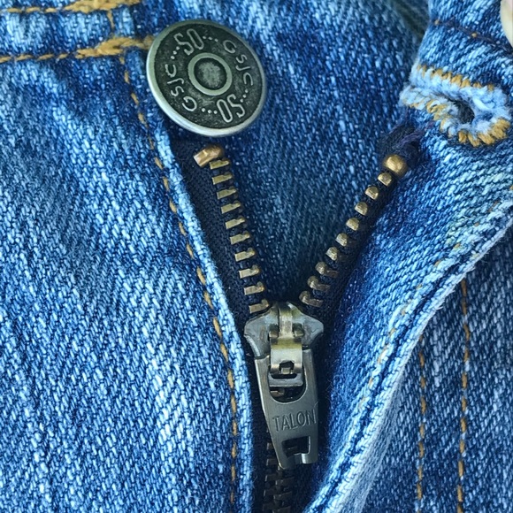 Vintage High Waisted Denim Skirt - Picture 3 of 8